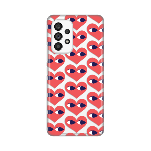 Silikonska futrola print Skin za Samsung A536 Galaxy A53 5G Eye Heart Pattern.