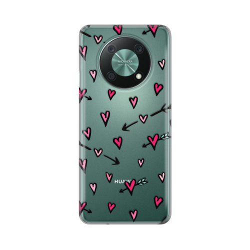 Silikonska futrola print Skin za Huawei Nova Y90 Heart Pattern.
