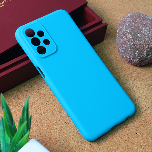 Futrola Teracell Giulietta za Samsung A235 Galaxy A23 mat svetlo plava.