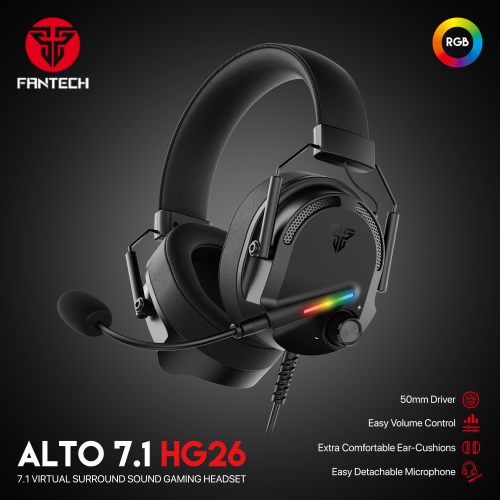 Slusalice Gaming Fantech HG26 Alto 7.1 crne.