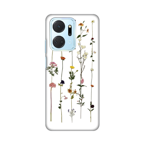 Silikonska futrola print Skin za Huawei Honor X7a Flower.