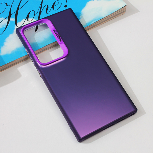 Futrola providna za Samsung S928B Galaxy S24 Ultra ljubicasta.