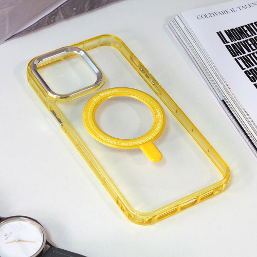 Futrola Frame Magsafe za iPhone 14 Pro Max 6.7 zuta.
