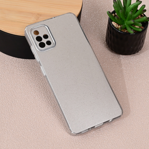 Futrola Sparkle Dust za Samsung A515F Galaxy A51 srebrna.