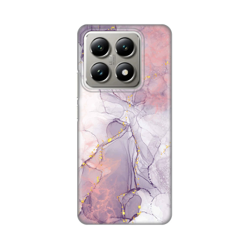 Silikonska futrola print za Xiaomi 14T Pink Marble.