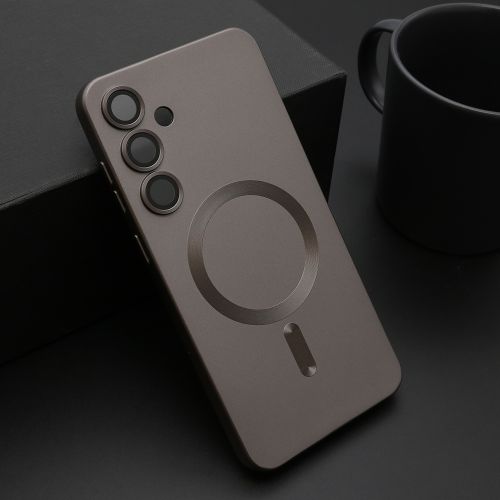 Futrola ELEGANT MAGSAFE za Samsung S936 Galaxy S25 Plus 5G siva (MS).