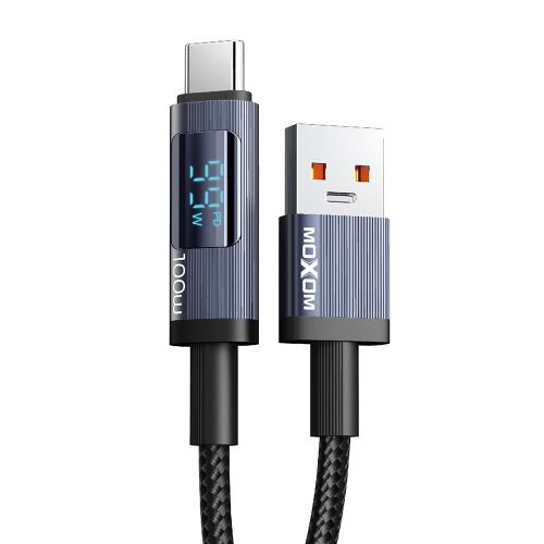 USB data kabl MOXOM LX-CB882 100W Type-C 1.2m crni (MS).