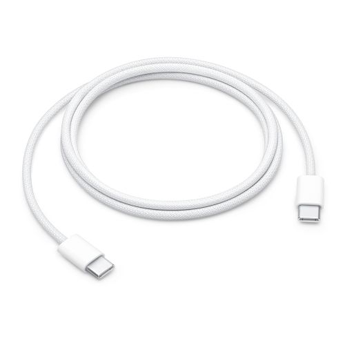 USB data kabl za iPhone Type-C na Type-C 1m pleteni beli (MS).