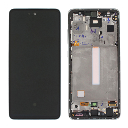 LCD Displej / ekran za Samsung A528B/Galaxy A52s 5G + touchscreen + frame Black Service Pack ORG/GH82-26861A.