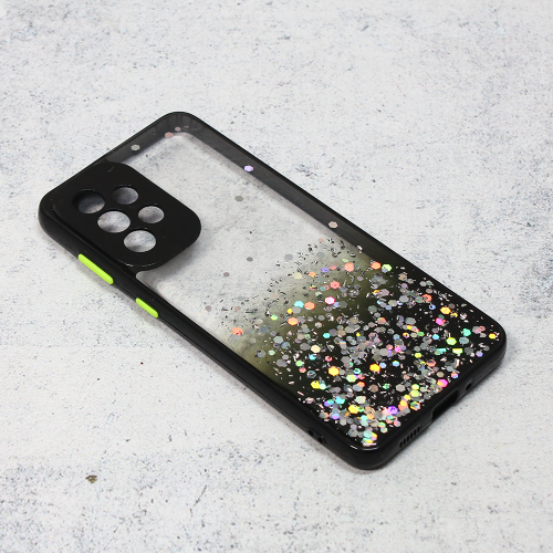 Futrola Frame Glitter za Samsung A336 Galaxy A33 5G crna.