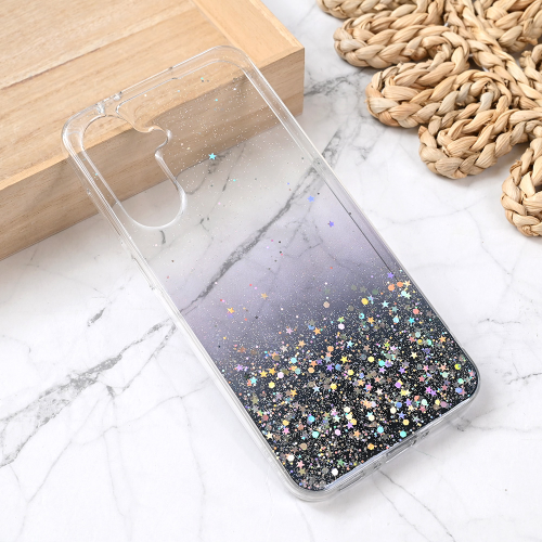 Silikonska futrola Glitter za Samsung A366 Galaxy A36 5G crna.