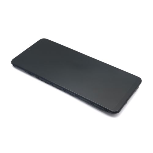 LCD Displej / ekran za Samsung A125F/A127F Galaxy A12/A12 Nacho + touchscreen + frame black Rev 1.1 (zuti flet) Full ORG EU (GH82-24491A) (MS).