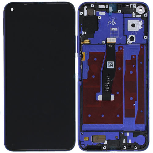 LCD Displej / ekran za Huawei Nova 5T + touchscreen + frame Blue.