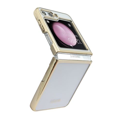 Futrola LINES za Samsung F731B Galaxy Z FLIP 5 5G zlatna (GKK case) (MS).