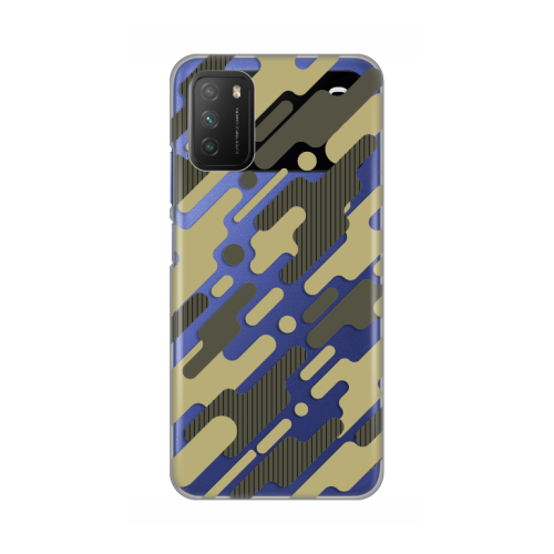 Silikonska futrola print Skin za Xiaomi Poco M3 Army Pattern.