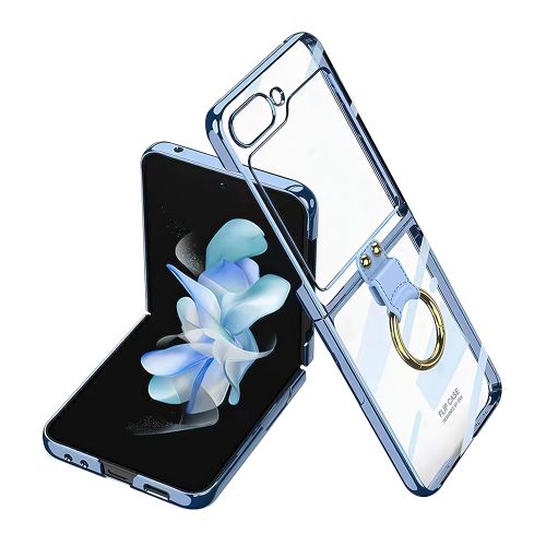 Futrola RING LINES za Samsung F731B Galaxy Z Flip 5 5G plava (GKK case) (MS).