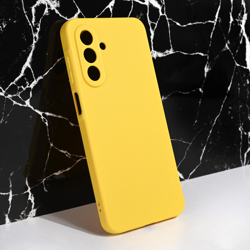 Futrola Shell Velvet za Samsung A266 Galaxy A26 5G zuta.