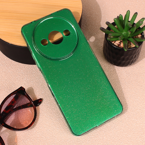 Futrola Sparkle Dust za Xiaomi Redmi A3 zelena.