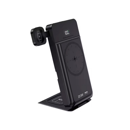 Power Bank baterija prenosiva baterija REMAX RPP-D3 20W+22.5W Fast Charging 10000mAh Magnetic 5u1 crni.