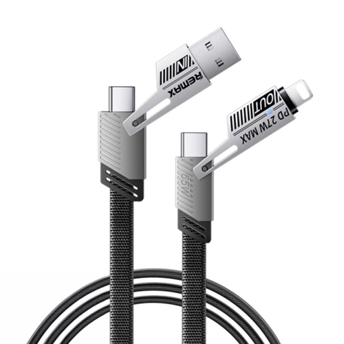 Data kabl REMAX RC-C189 65W Zinc Alloy Braided 4-in-1 Fast Charging, 1m.