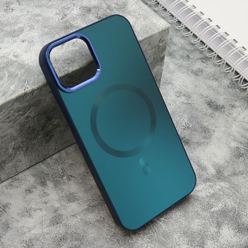 Futrola COLOR METAL MagSafe za iPhone 14 (6.1) zelena (MS).