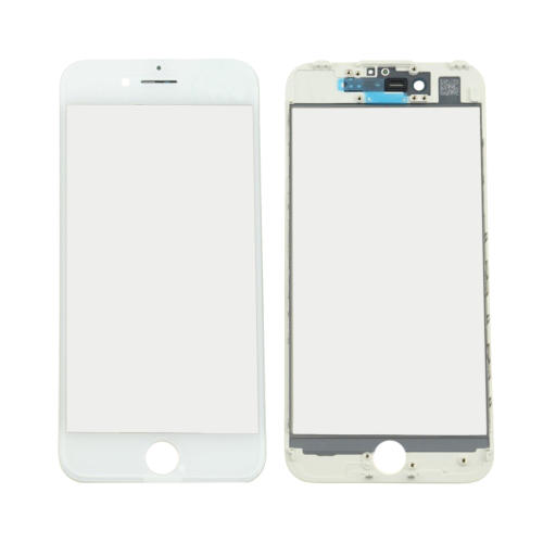 Staklo touchscreen-a + frame + OCA za Iphone 7 Belo (Crown Quality).