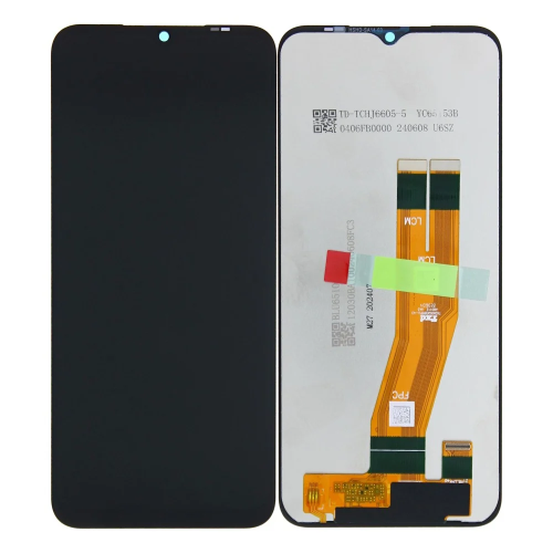LCD Displej / ekran za Samsung A145F Galaxy A14 4G + touchscreen (without frame) Black Service Pack ORG/GH81-23540A.