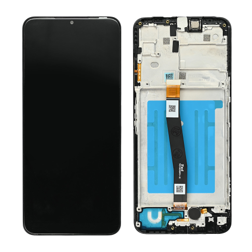 LCD Displej / ekran za Samsung A226 Galaxy A22 5G (GH81-20694A) + touchscreen + frame Black FULL ORG-SP.