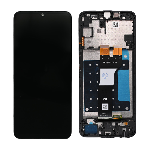 LCD Displej / ekran za Samsung A057/Galaxy A05s (GH81-24364A) + touchscreen + frame Black FULL ORG-SP.