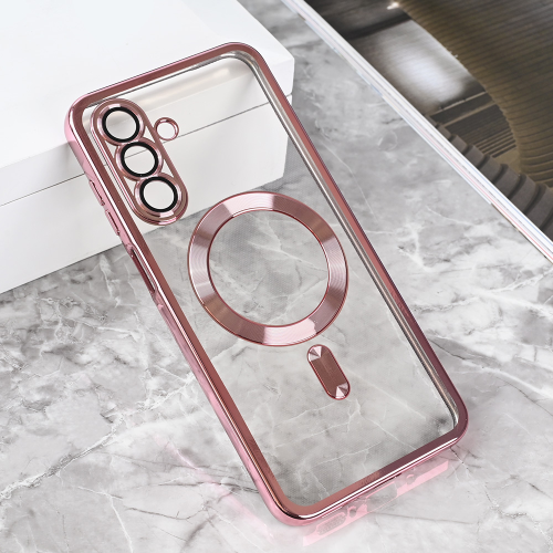 Futrola Magsafe Lux za Samsung A266 Galaxy A26 5G roze.