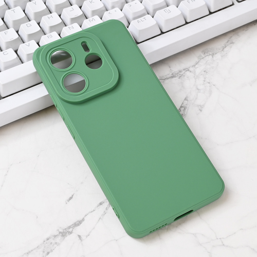 Futrola Silikon Pro Camera za Xiaomi Redmi Note 14 5G zelena.