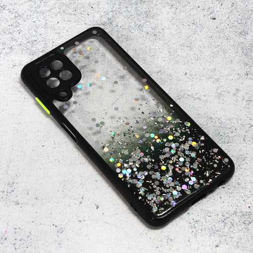 Futrola Frame Glitter za Samsung A225 Galaxy A22 crna.