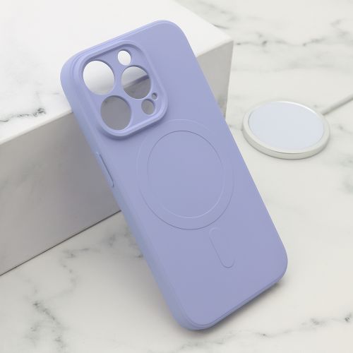 Futrola VELVET TOUCH MagSafe za iPhone 14 Pro (6.1) ljubicasta (MS).
