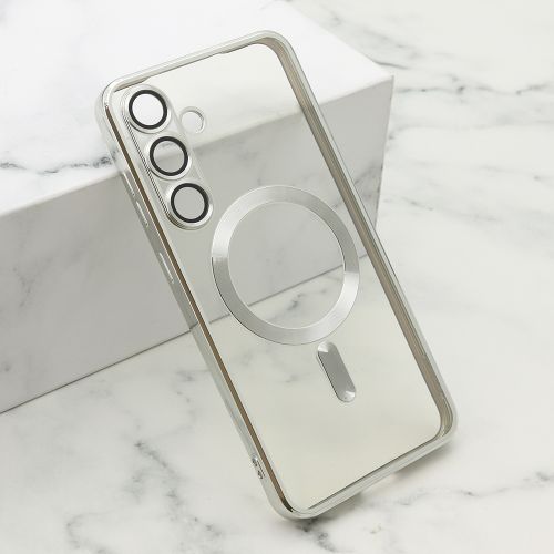 Futrola CAMERA PROTECT MAGSAFE za Samsung S936 Galaxy S25 Plus 5G srebrna (MS).