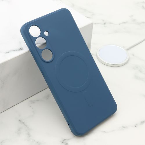 Futrola VELVET TOUCH MagSafe za Samsung S721B Galaxy S24 FE plava (MS).