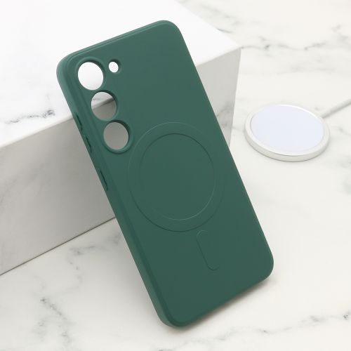 Futrola VELVET TOUCH MagSafe za Samsung S911B Galaxy S23 tamno zelena (MS).