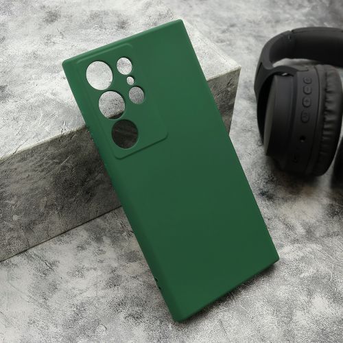 Futrola VELVET TOUCH za Samsung S928 Galaxy S24 Ultra 5G tamno zelena (MS).