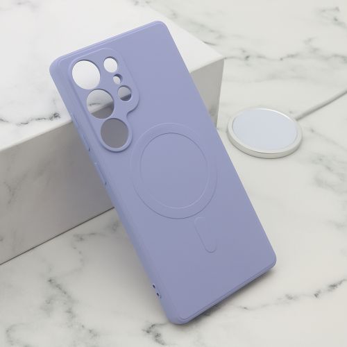 Futrola VELVET TOUCH MagSafe za Samsung S938 Galaxy S25 Ultra 5G ljubicasta (MS).