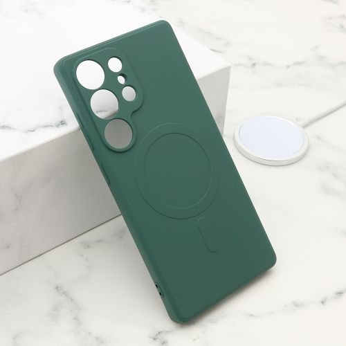 Futrola VELVET TOUCH MagSafe za Samsung S938 Galaxy S25 Ultra 5G tamno zelena (MS).
