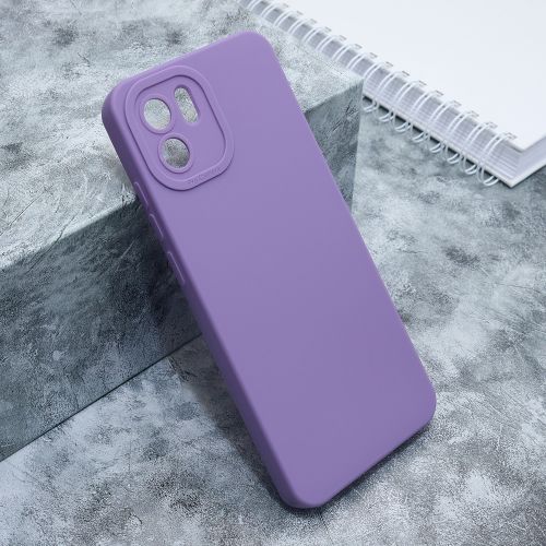 Silikonska futrola Pro Camera za Xiaomi Redmi A1/Redmi A2 ljubicasta (MS).