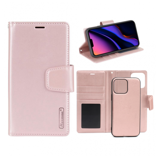 Futrola Hanman Canvas ORG 2u1 za iPhone 13 Pro roze.
