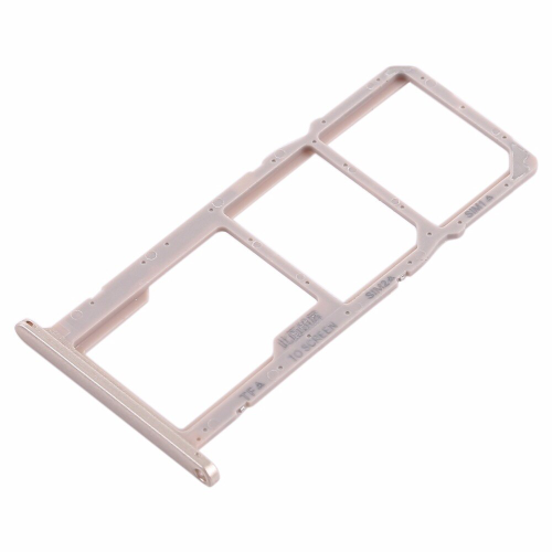 Drzac SIM+Micro SD kartice za Huawei Y5 Prime 2018 zlatni.