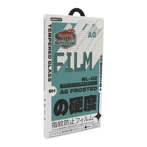 Folija REMAX GLASS 9H GAMING mat AG WL-02 za iPhone 16 Pro (6.3) (MS).