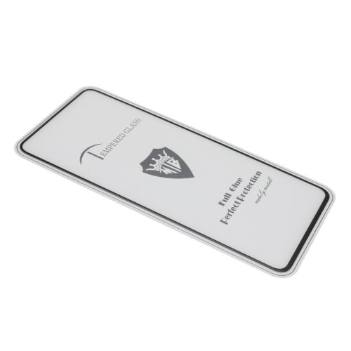 Staklena folija glass 2.5D za Samsung G990 Galaxy S21 FE crna (MS).