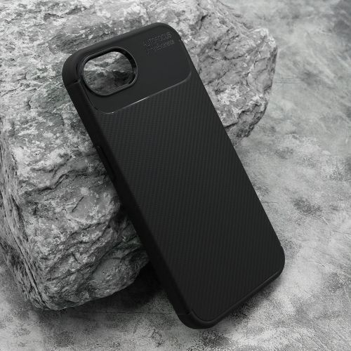Futrola Carbon za iPhone 16e crna (MS).