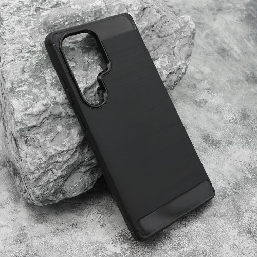 Silikonska futrola BRUSHED za Samsung S938 Galaxy S25 Ultra 5G crna (MS).