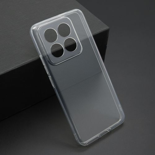 Futrola ultra tanki PROTECT silikon za Xiaomi 14 Pro providna (bela) (MS).