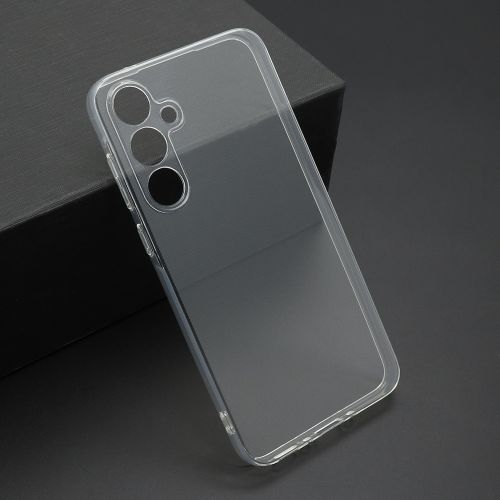 Futrola ultra tanki PROTECT silikon za Samsung A356B Galaxy A35 5G providna (bela) (MS).