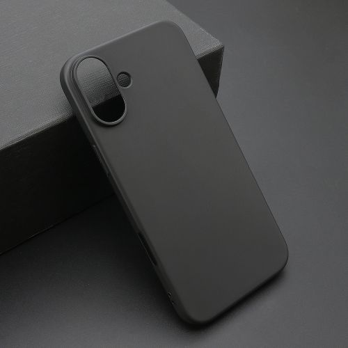 Futrola ultra tanki KOLOR za Iphone 16 Plus (6.7) crna (MS).