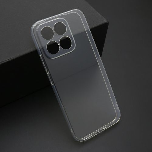 Futrola ultra tanki PROTECT silikon za Huawei Honor X8c providna (bela) (MS).